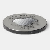 Torn Golf Ball Wireless Charger (Front 2)