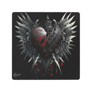 Torn Gothic Love Metal Wall Art