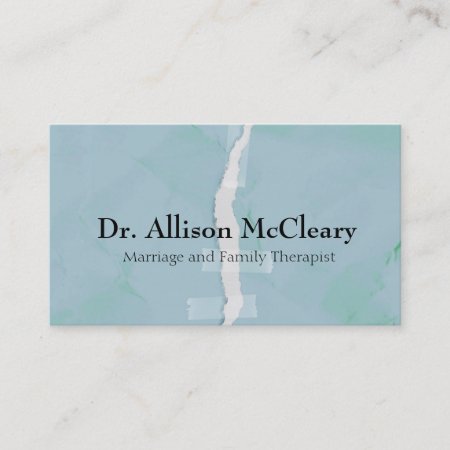 Torn Paper Business Card