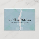 Torn Paper Family Psychology Therapy Business Card at Zazzle
