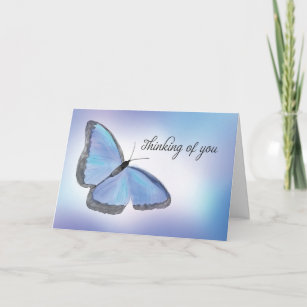Torn Retina Get Well Thinking of You Butterfly Card