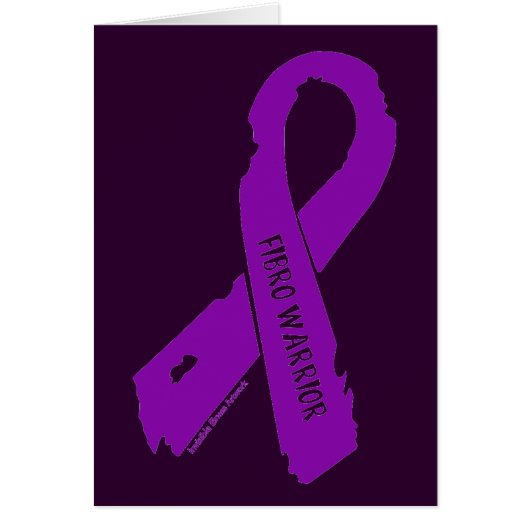 Torn Ribbon/Warrior...Fibro Cards (Front)