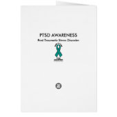 Torn Ribbon/Warrior...PTSD Cards (Back)
