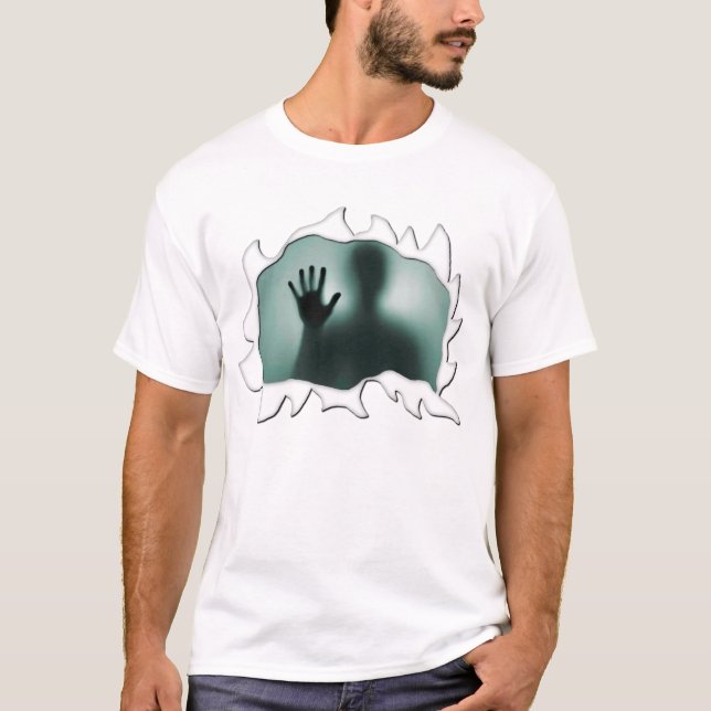 Torn Shirt Spooky Funny Humor (Front)