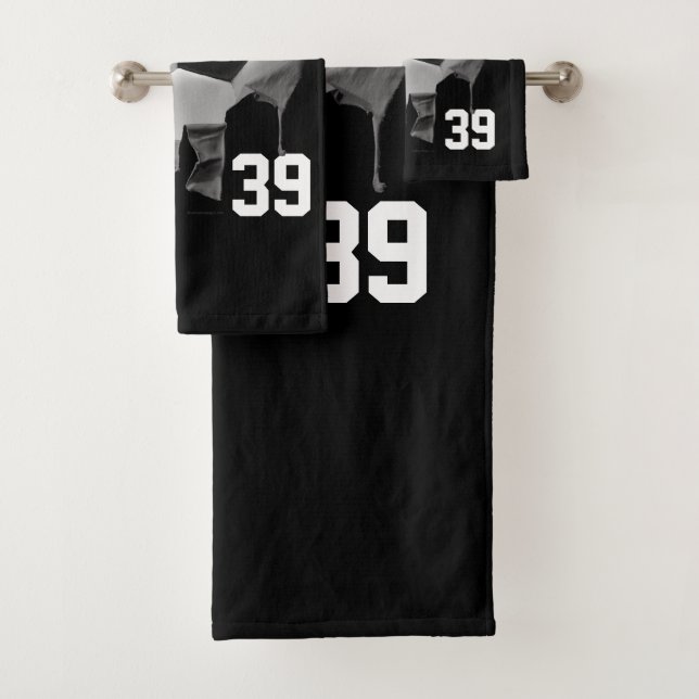 Torn Soccer Bath Towel Set (Insitu)