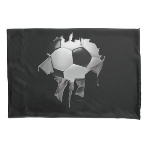 Torn Soccer Dark Pillowcase