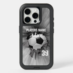Torn Soccer iPhone 15 Pro Case
