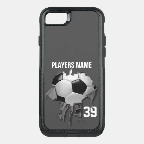 Torn Soccer OtterBox Commuter iPhone SE87 Case