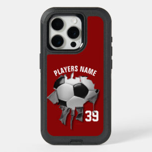 Torn Soccer OtterBox iPhone Case