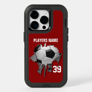 Torn Soccer OtterBox iPhone Case