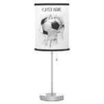 Torn Soccer Personalized Table Lamp at Zazzle