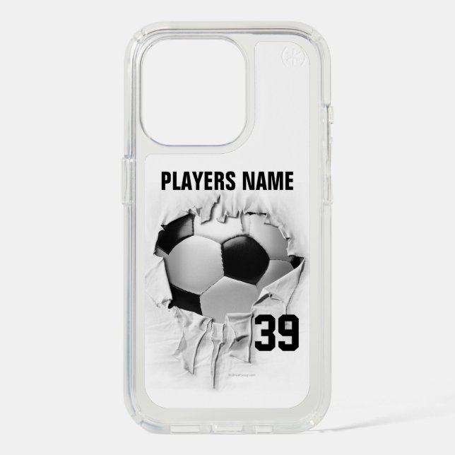 Torn Soccer Speck iPhone Case (Front)