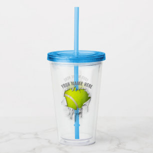 Torn Tennis Acrylic Tumbler