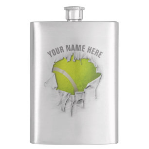 Torn Tennis Flask
