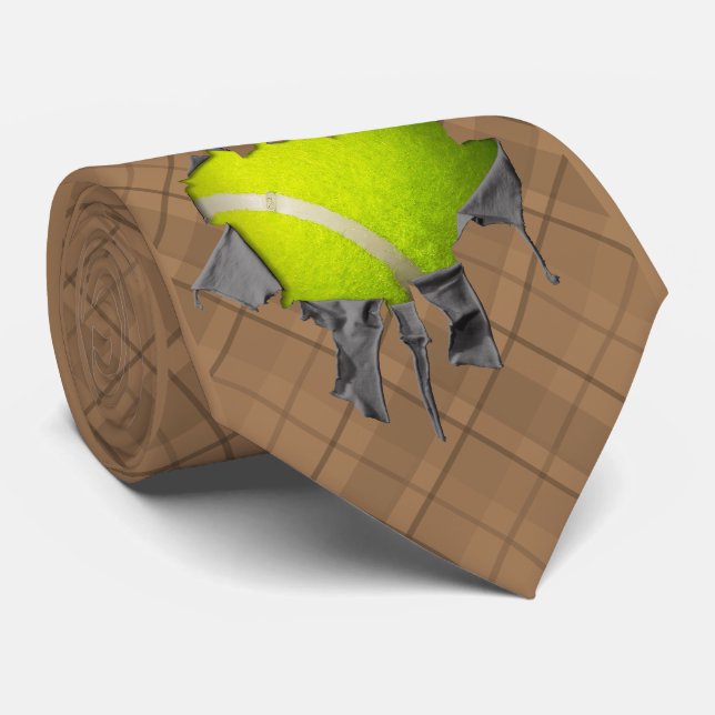 Torn Tennis Neck Tie (Rolled)