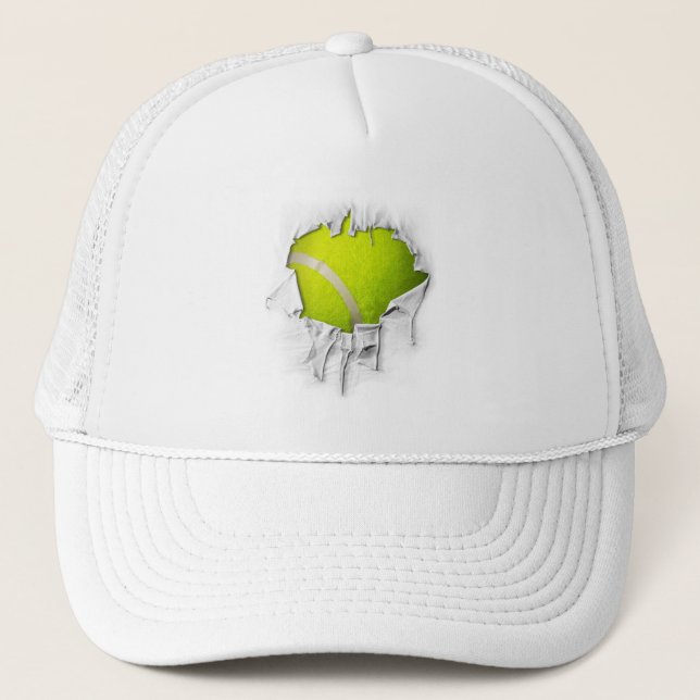 Torn Tennis Trucker Hat (Front)