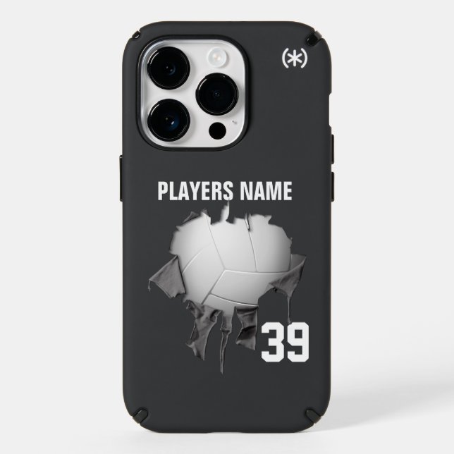 Torn Volleyball Speck iPhone Case (Front)