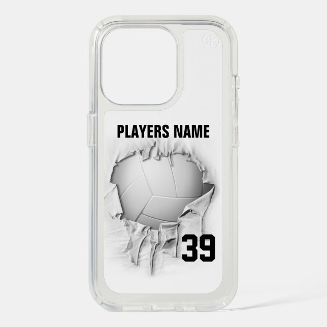 Torn Volleyball Speck iPhone Case (Front)