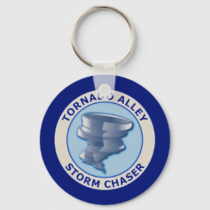 Tornado Alley Storm Chaser Keychain
