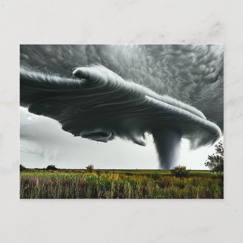 Tornado Art Postcard