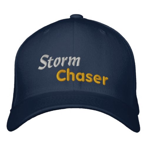 Tornado Bad Weather Storm Chaser Storm Spotter Embroidered Baseball Cap