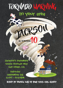 tornado invitations zazzle