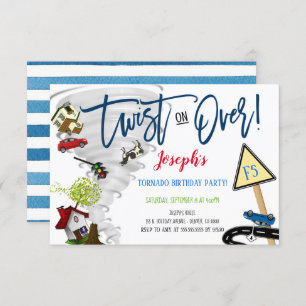 Tornado Birthday Party Invitation