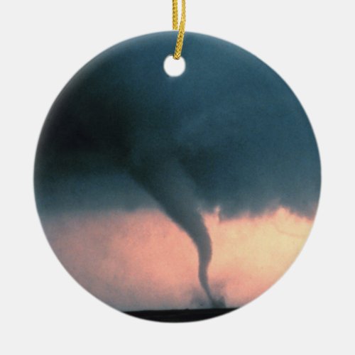 Tornado Ceramic Ornament