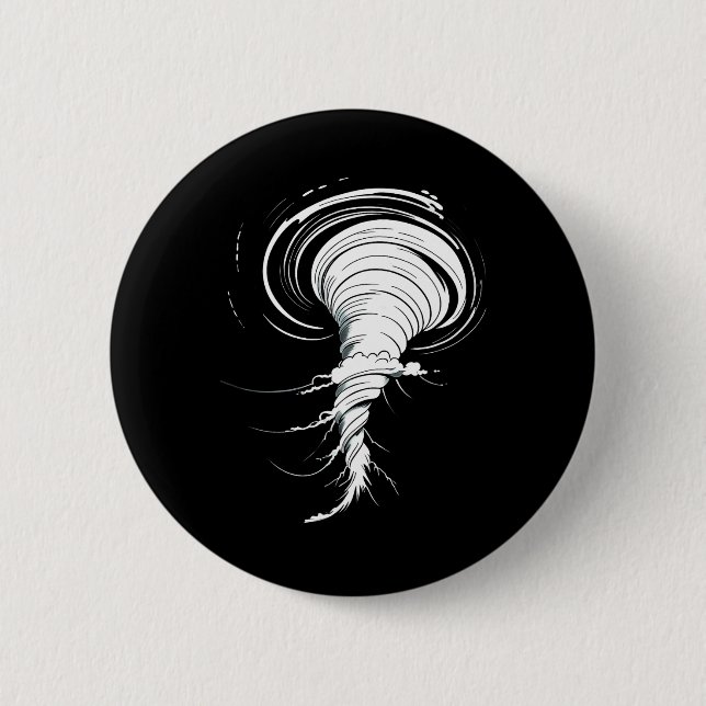 Tornado Costume Twister Storm Halloween Kids Boys  Button (Front)