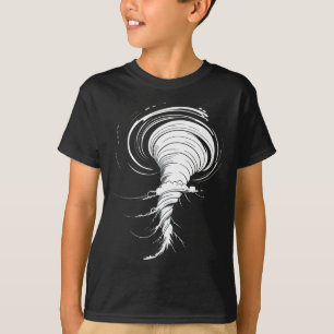 Tornado Costume Twister Storm Halloween Kids Boys T-Shirt