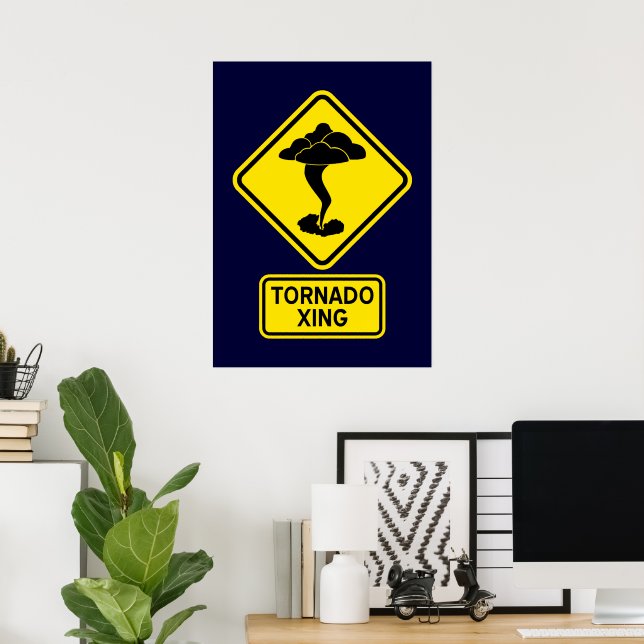 Tornado Crossing Poster (Home Office)