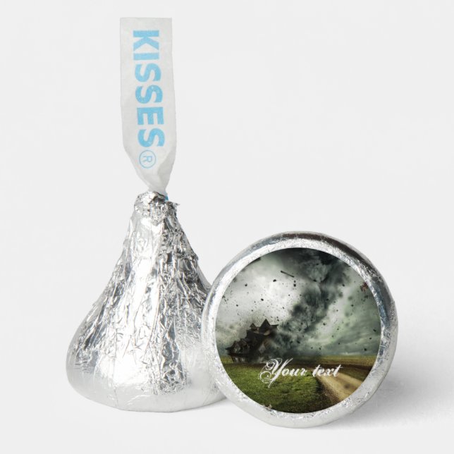 Tornado destroying house storm meteorology  hershey®'s kisses® (Front)