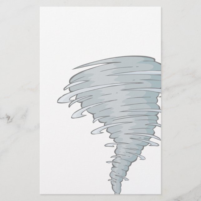 Tornado Drawing Stationery (Front)