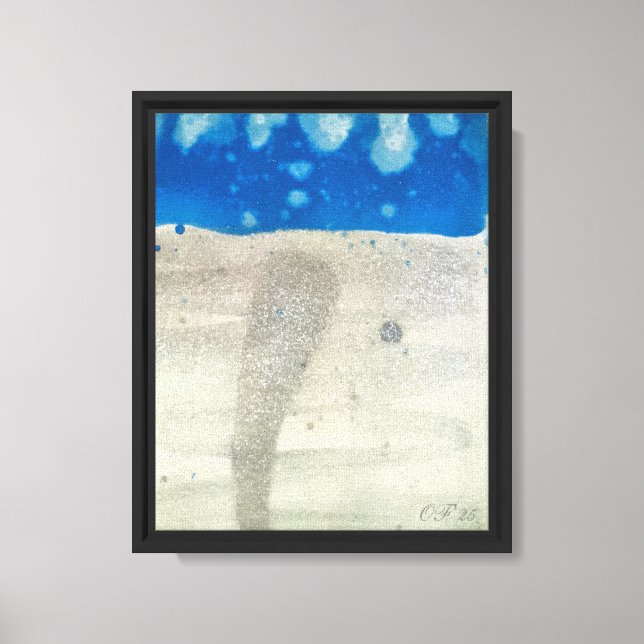 Tornado in the Water Canvas Print (Front)
