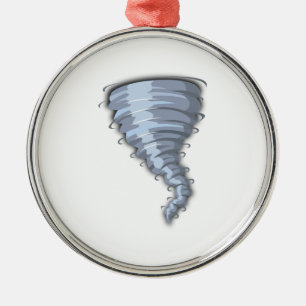 Tornado Metal Ornament