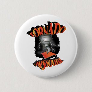 Tornado Missouri Pinback Button