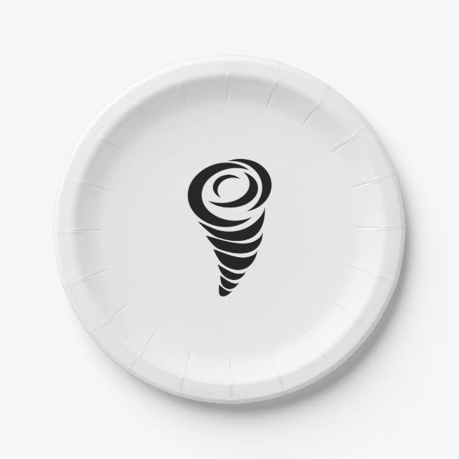 Tornado Paper Plates (Front)