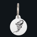 Tornado Pet ID Tag<br><div class="desc">Tornado or Twister</div>