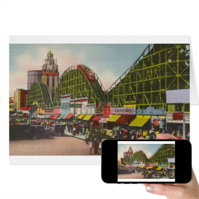 Tornado Roller Coaster - Coney Island NY /The Bobs | Zazzle