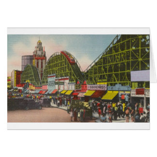 Tornado Roller Coaster - Coney Island NY /The Bobs Cards