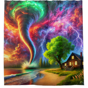 Tornado Shower Curtain