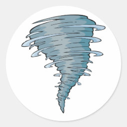 Tornado Stickers | Zazzle