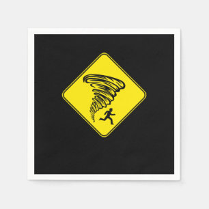 Tornado Storm Chaser Hurricane Weather Rain Gift Napkins