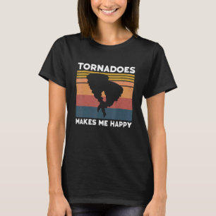 Tornado Storm Hurricane Weather Meteorologist Torn T-Shirt