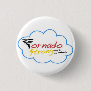 Tornado Strong logo badge Button