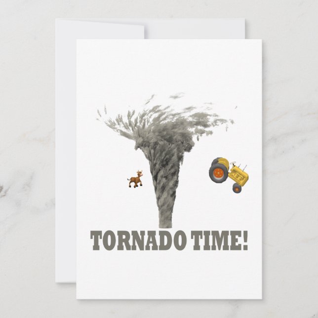 TORNADO TIME INVITATION (Front)