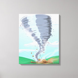 Tornado Twister Canvas Print