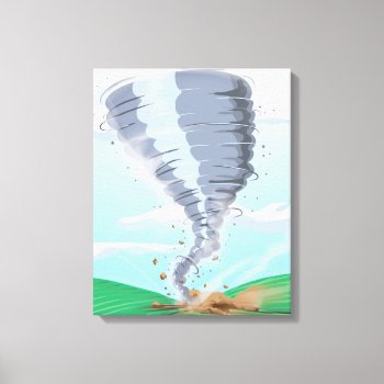 Tornado Twister Canvas Print by bartonleclaydesign at Zazzle
