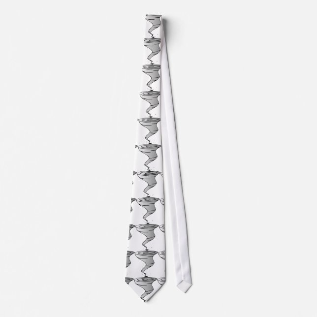 Tornado Twister Chaser Severe Weather Meteorology Neck Tie (Front)