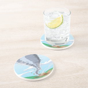 Tornado Twister Drink Coaster